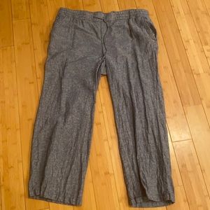 Old Navy Linen Blend Wide Leg Pants Sz XL